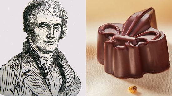 Sulpice Debauve et Fleur de lys en chocolat créée en 1825