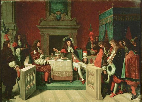 Louis XIV et Molière déjeunant à Versailles. Esquisse pour le tableau de Jean-Auguste-Dominique Ingres Le Déjeuner de Molière, qui fut détruit en 1871 au palais des Tuileries