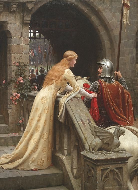 God speed (Dieu te protège). Peinture d'Edmund Blair Leighton (1900)