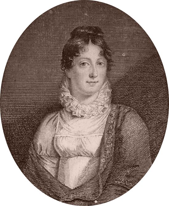 Marie-Charlotte de France, duchesse d'Angoulême. Portrait réalisé par Gustave de Galard