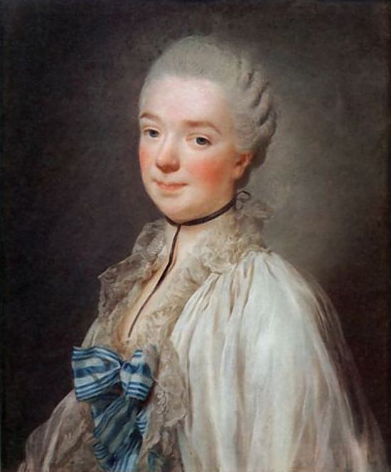 Béatrix de Choiseul-Stainville, duchesse de Gramont. Peinture d'Alexandre Roslin vers 1774