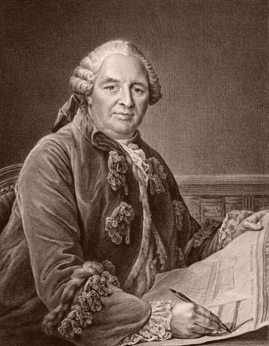 Henry Louis Duhamel du Monceau (1700-1782). Estampe de Jean-Germain Drouais (1763-1788)