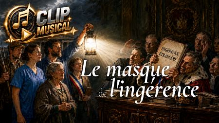 Clip musical Le masque de l'ingérence ou le peuple sous tutelle