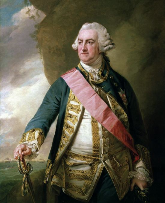 L'amiral Edward Hawke (1710-1781). Peinture de Francis Cotes (1726-1770)