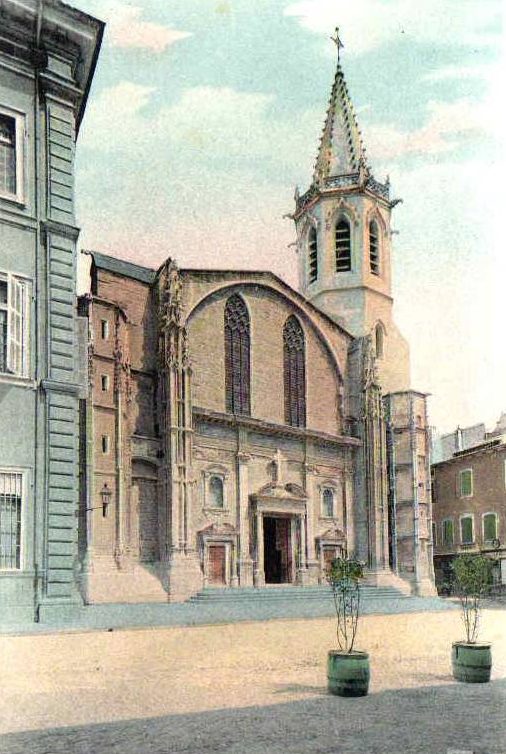 L'église Saint-Siffrein de Carpentras au début du XXe siècle