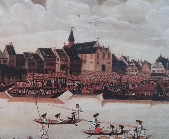 L'église Saint-Guillaume en 1665 (L. Baldner/J-J. Walter)