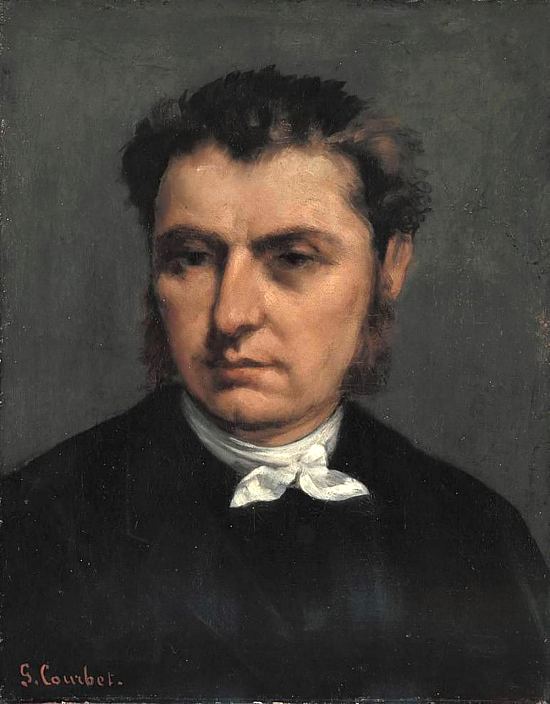 Le député Émile Ollivier. Peinture de Gustave Courbet (1860)