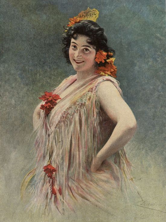 La cantatrice Emma Calvé (1858-1942), qui se serait liée d'amitié avec l'abbé Saunière et lui aurait rendu visite à Rennes-le-Château