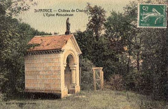 Chapelle de l'Épine miraculeuse dédiée à saint Patrice, sur la commune de Saint-Patrice (Indre-et-Loire)