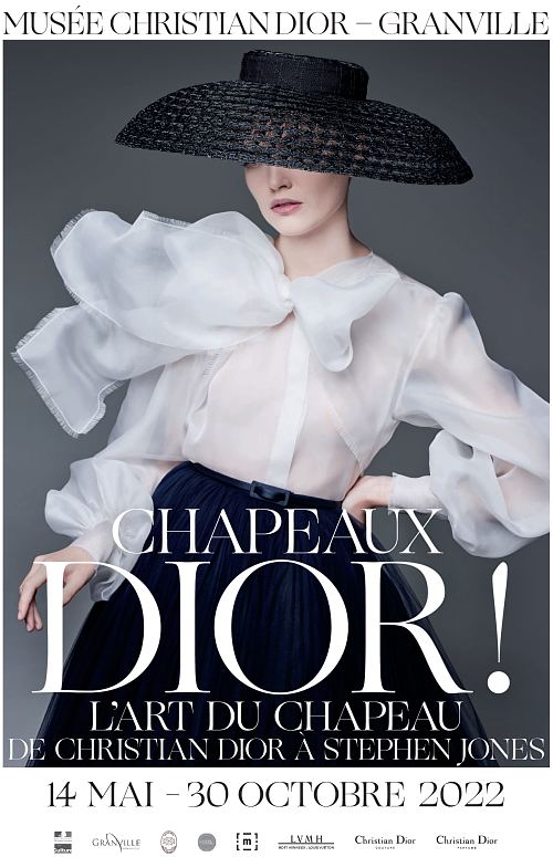 Affiche de l'exposition Chapeaux Dior