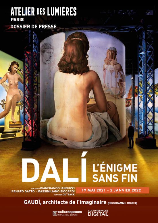 Exposition Dali, l'énigme sans fin à l'Atelier des Lumières (Paris)