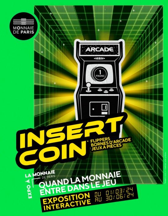 Affiche de l'exposition Insert Coin