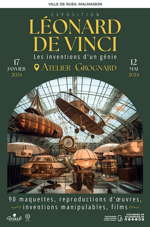 Exposition Léonard de Vinci, les inventions d'un génie