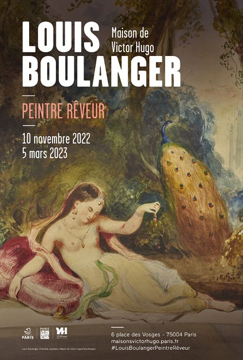 Affiche de l'exposition Louis Boulanger, peintre rêveur