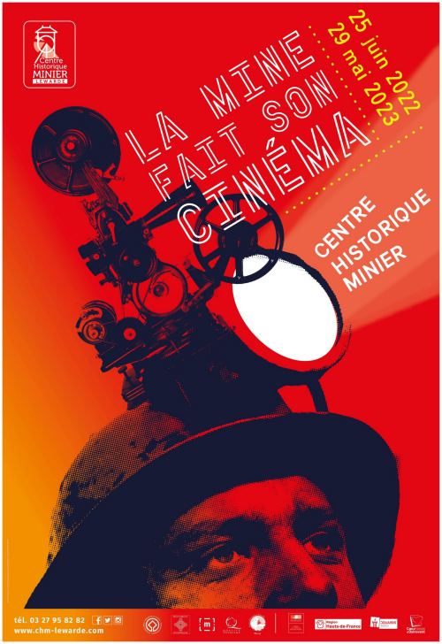 Affiche de l'exposition La mine fait son cinéma