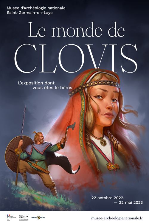 Affiche de l'exposition Le monde de Clovis