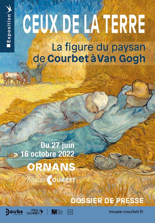 Affiche de l'exposition Ceux de la terre. La figure du paysan, de Courbet à Van Gogh