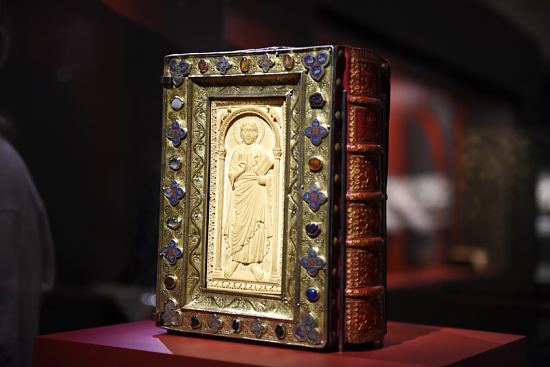 Une des oeuvres exceptionnelles de l'Empire de Charlemagne présentée dans le cadre de l'exposition