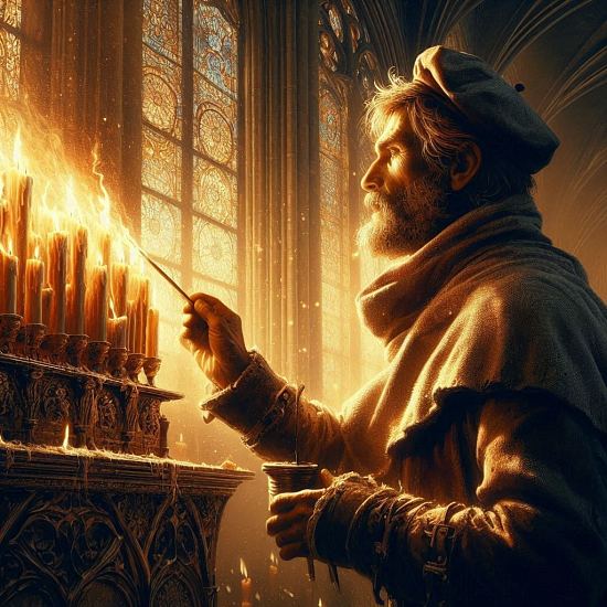 Devoir une belle chandelle à quelqu'un