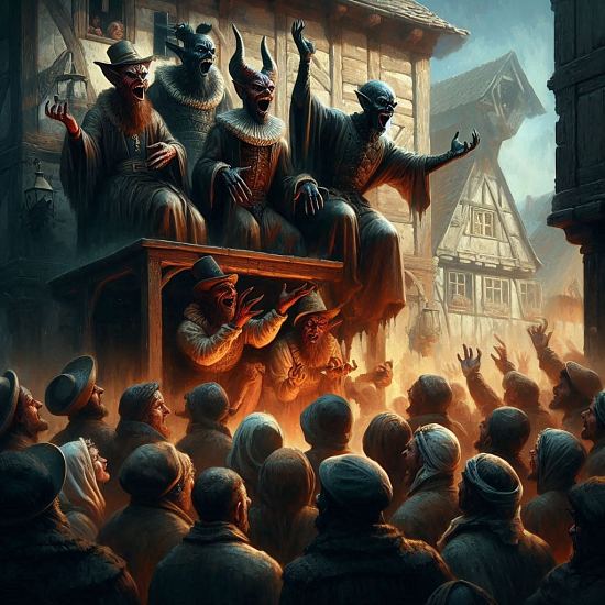 Faire le diable à quatre