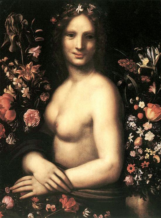 Femme nue, Flore ? Attribué à Carlo Antonio Procaccini ou École Procaccini le Jeune