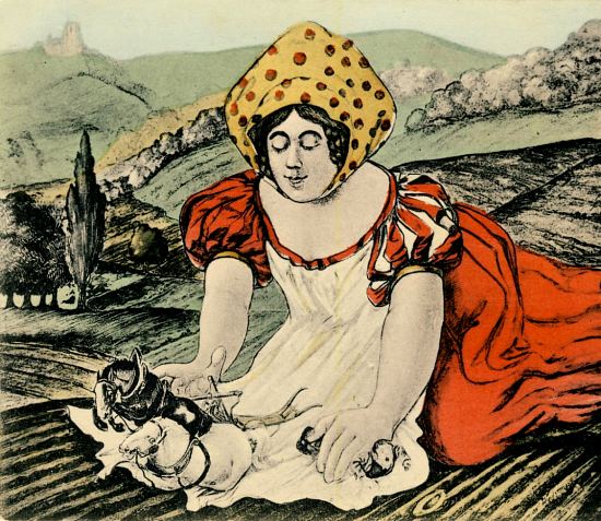La fille du géant du Nideck. D'après la légende, elle saisit un jour un laboureur avec son attelage et les emporta comme des jouets