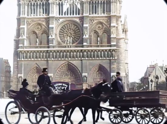 Image extraite de la version restaurée du court-métrage tourné à la fin des années 1890