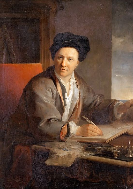 Bernard le Bovier de Fontenelle. Peinture de Louis Galloche (1723)