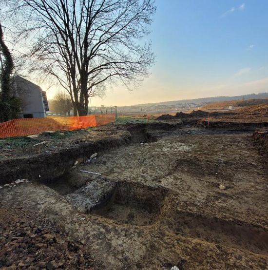 Fossés des Xe-XIIe siècles pour la gestion d'épisodes de crues