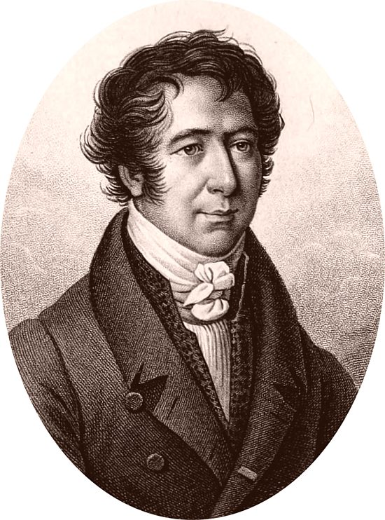 François Arago. Dessin de 1824 d'après nature, gravé par Ambroise Tardieu