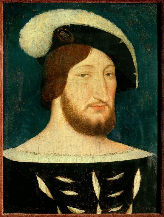 François Ier. Peinture de Jean Clouet (1485-1541)