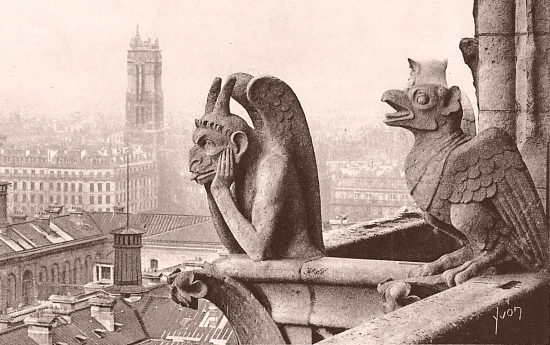 Gargouilles de la cathédrale Notre-Dame de Paris