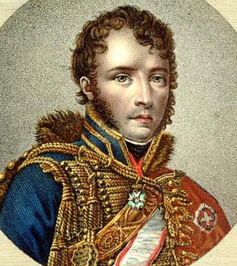 François-Antoine Lallemand, l'un des deux bonapartistes fondateurs de la colonie française