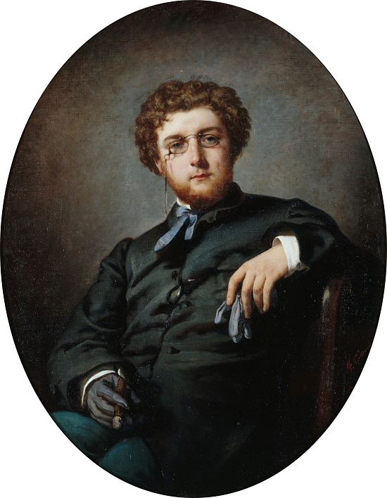 Georges Bizet vers 1865. Peinture de Félix-Henri Giacomotti (1828-1909)