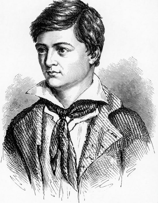 Georges Cuvier à l'âge de 14 ans, d'après un dessin réalisé par son oncle