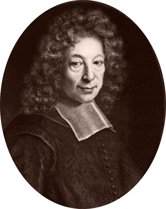 Gilles Ménage. Gravure réalisée en 1698 par Pieter van Schuppen (1627-1702)