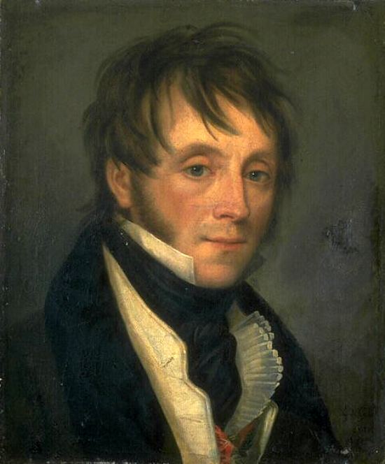 Gustave de Galard à 40 ans. Autoportrait (1820) exposé au musée des Beaux-Arts de Bordeaux