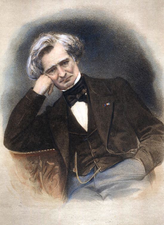 Hector Berlioz. Dessin réalisé d'après une photographie d'époque réalisée par Pierre Petit