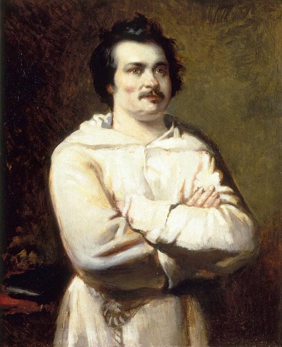 Honoré de Balzac. Peinture de Maxime Dastugue (1886) d'après l'oeuvre de Louis Boulanger (1837)