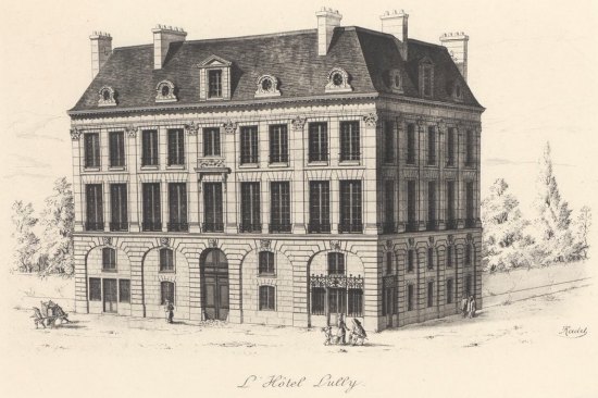 Hôtel Lully à Paris, oeuvre de Daniel Gittard en 1671