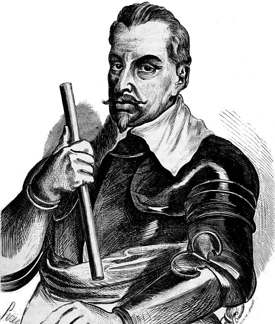 Hugues Aubriot (1320-1382), intendant des finances et prévôt de Paris, fondateur de la Bastille. Gravure extraite d'Histoire de la Bastille depuis sa fondation jusqu'à sa destruction (par Auguste Maquet, Auguste Arnould et Jules-Édouard Alboize de Pujol), édition de 1890