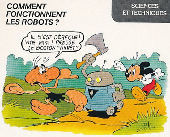 Fiche Disney éducative de 1985