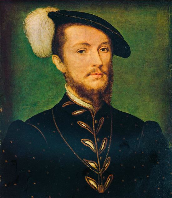 Jean de Brosse vers 1535-1540. Peinture de Corneille de Lyon (vers 1500/1510-1575)