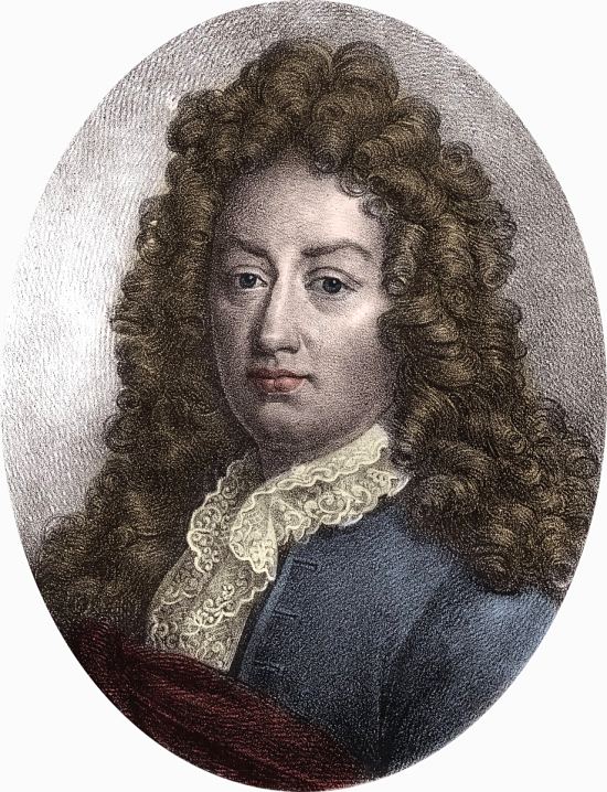 Jean-François Regnard, écrivain et dramaturge français. Gravure réalisée au XIXe siècle