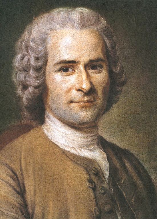 Jean-Jacques Rousseau en 1753. Pastel de Maurice-Quentin de La Tour