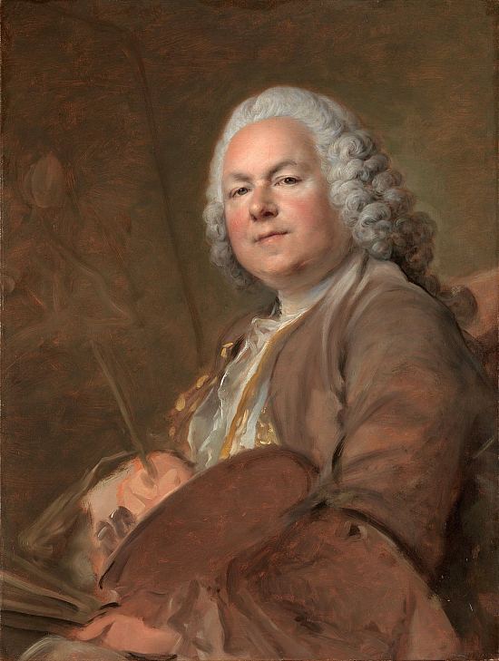 Jean-Marc Nattier. Peinture de Louis Tocqué (fin des années 1740)