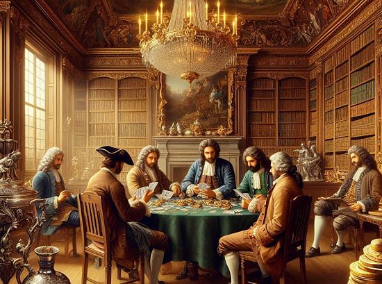 Furetière rapporte que l'envi désigne Furetière l'argent qu'on met au jeu pour enchérir sur son compagnon