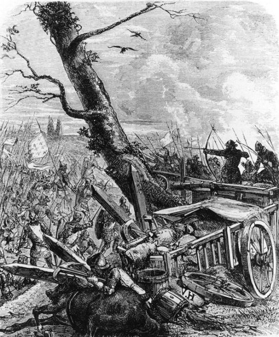Journée des Harengs (bataille de Rouvray). Gravure parue en 1866 dans Histoire populaire de Paris, par Charles Lahure