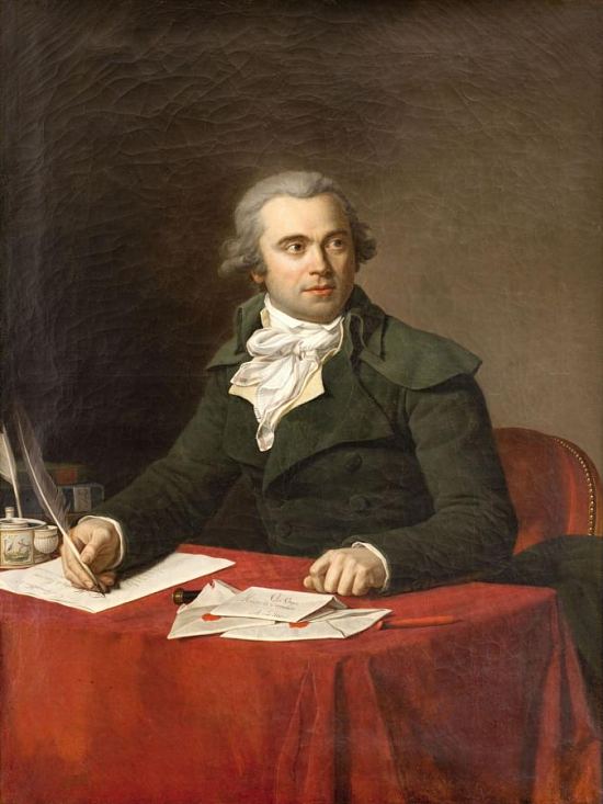 Jules-François Paré, ministre de l'Intérieur d'août 1793 à avril 1794. Peinture de Jean-Louis Laneuville (1795)