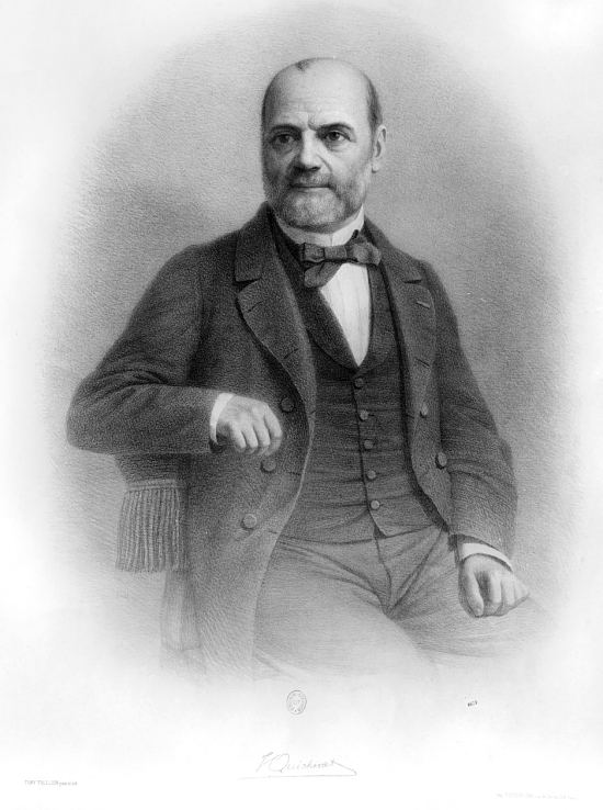 Jules Quicherat. Lithographie de Tony Toullion (1813-1889)